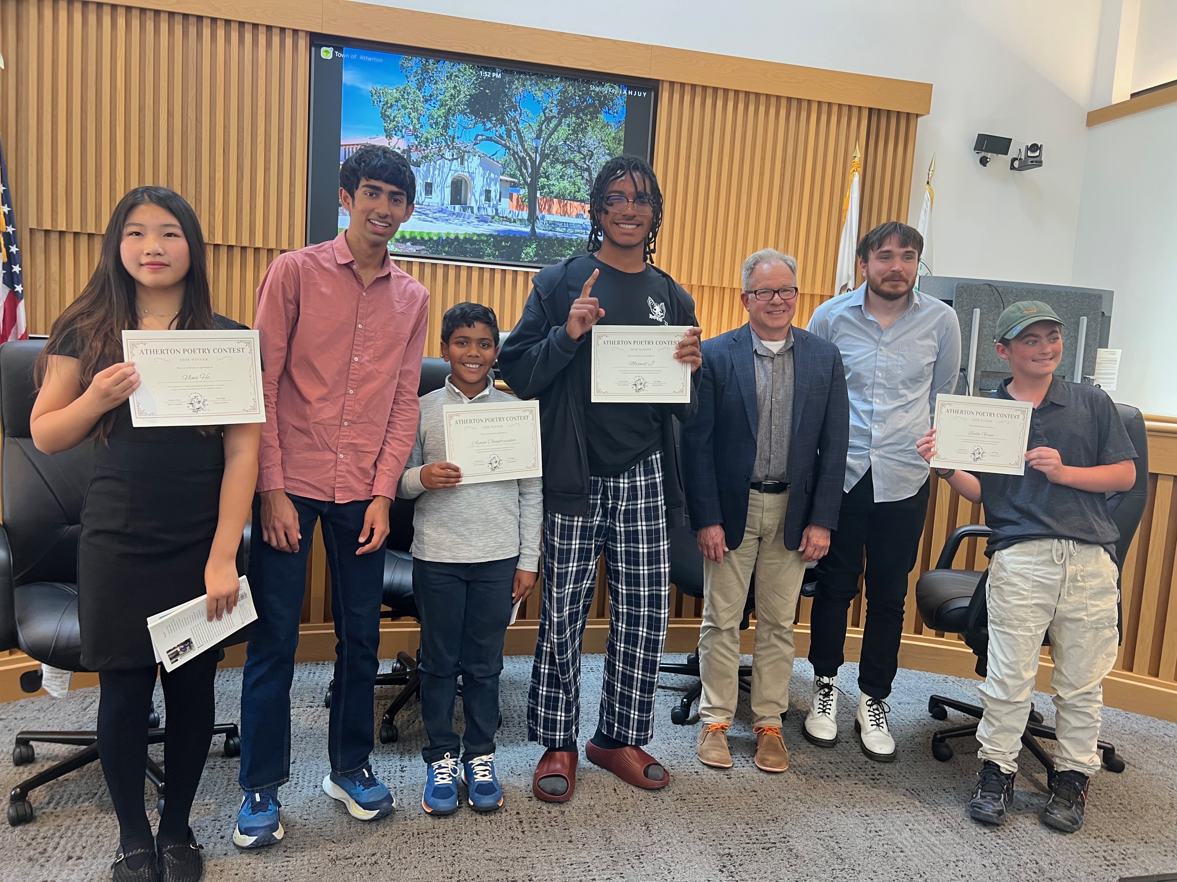 Winners and Judges with Certificates