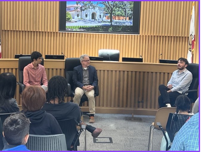 Panel discussion with Aditya, judge, and a winner